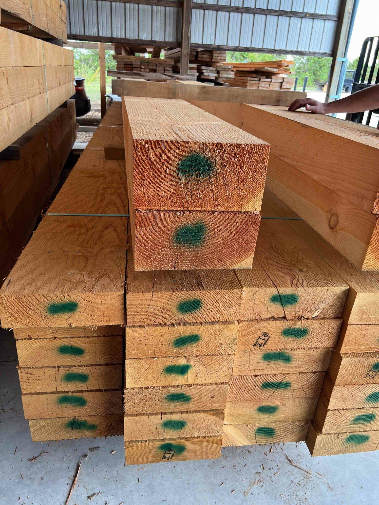 Timber 10x10 Pine - Midwest Timber & Beam Supply